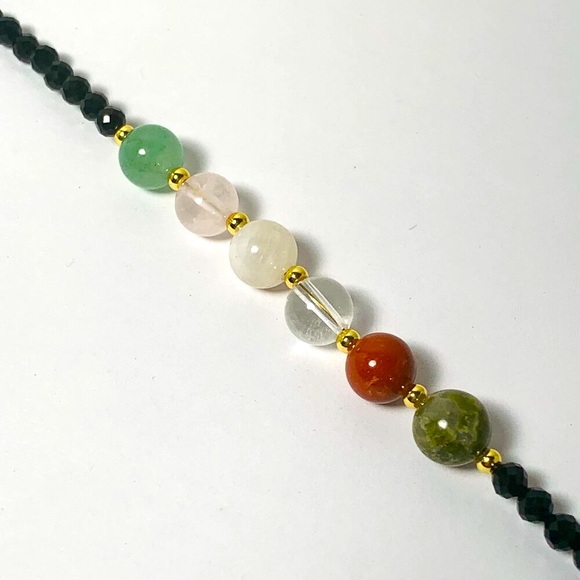 Cancer Crystal Bracelet - Handcrafted Natural Crystal 12 Constellation Bracelet - Picture 8 of 9